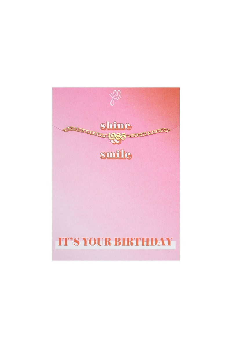 Armband It's Your Day - 1985 Goud kleur Stainless Steel