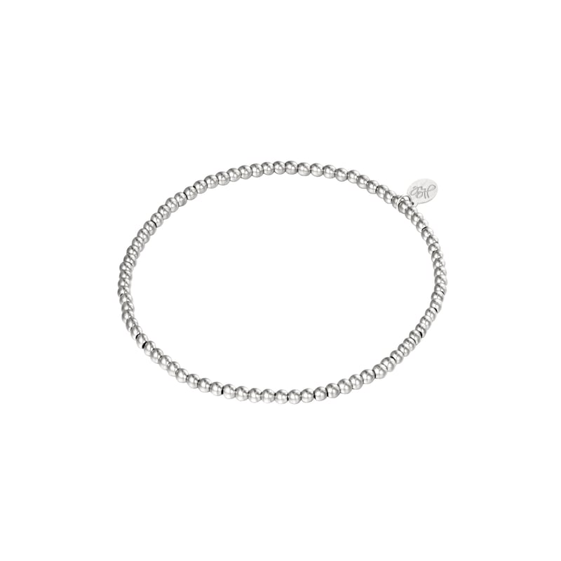 Armband Small Beads Zilver Stainless Steel-2.5MM