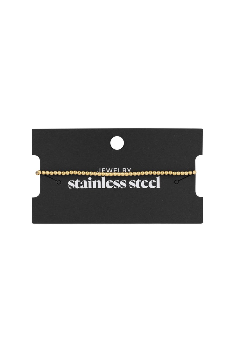 Armband Small Beads Zilver Stainless Steel-2.5MM