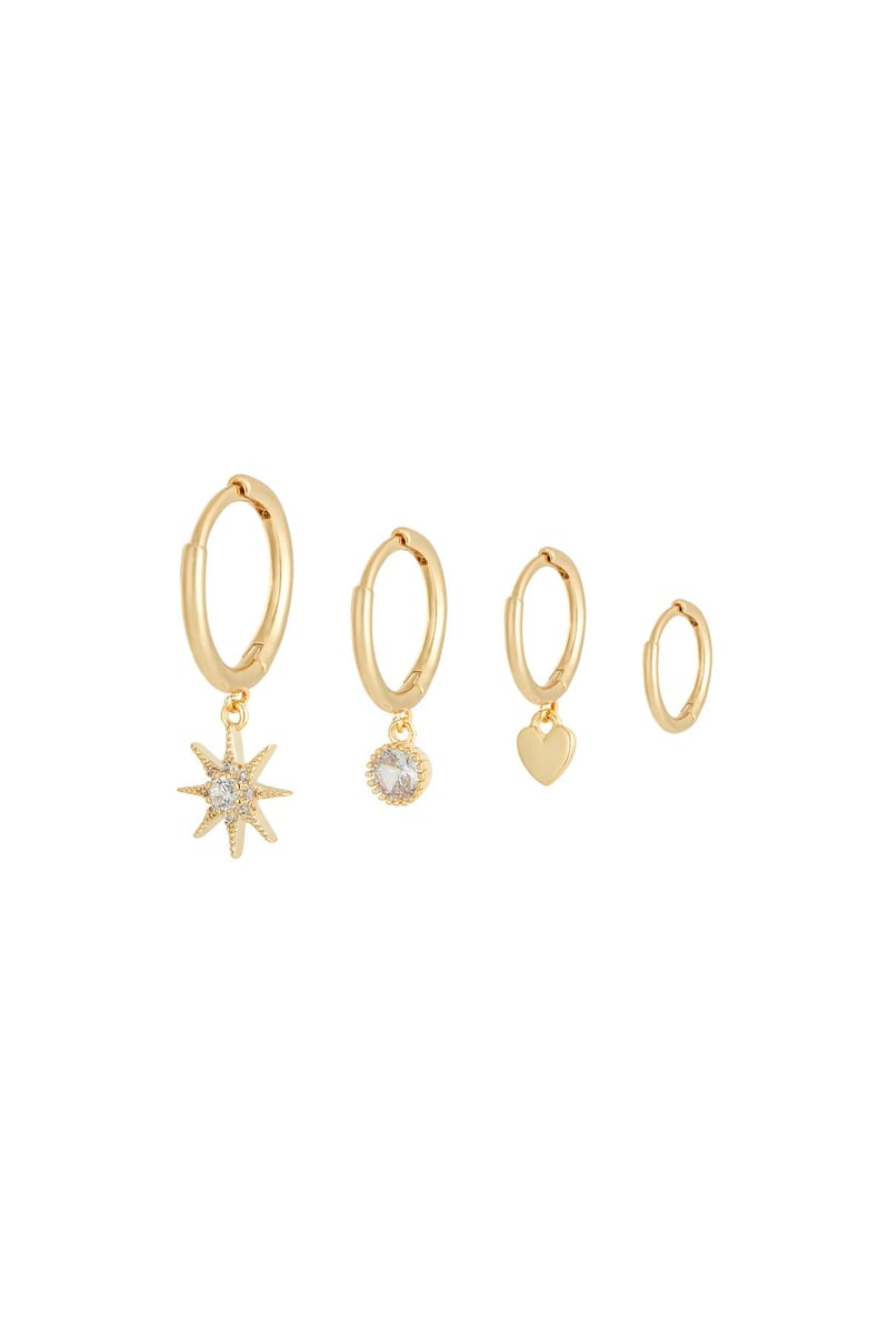 Oorbellen Set Sparkle Away Zilver Koper