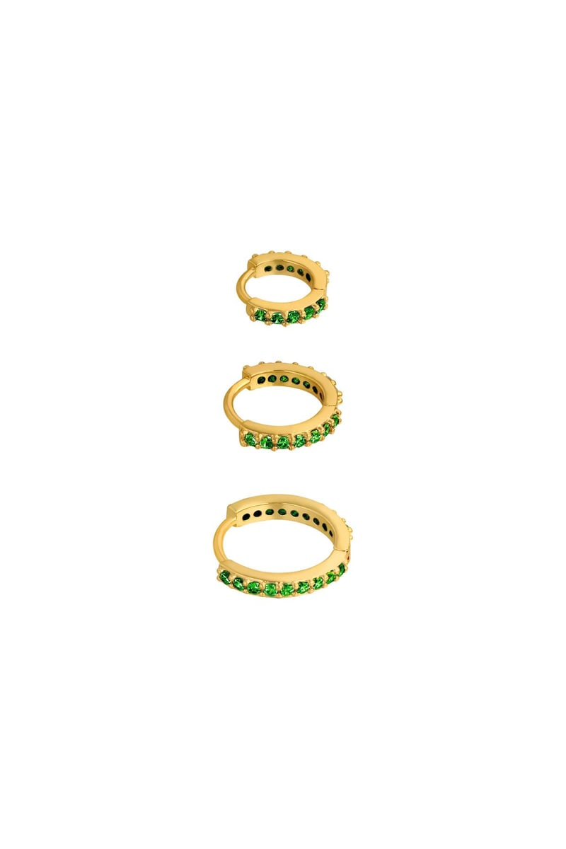 Oorbellen Set of Circles Zilver Koper