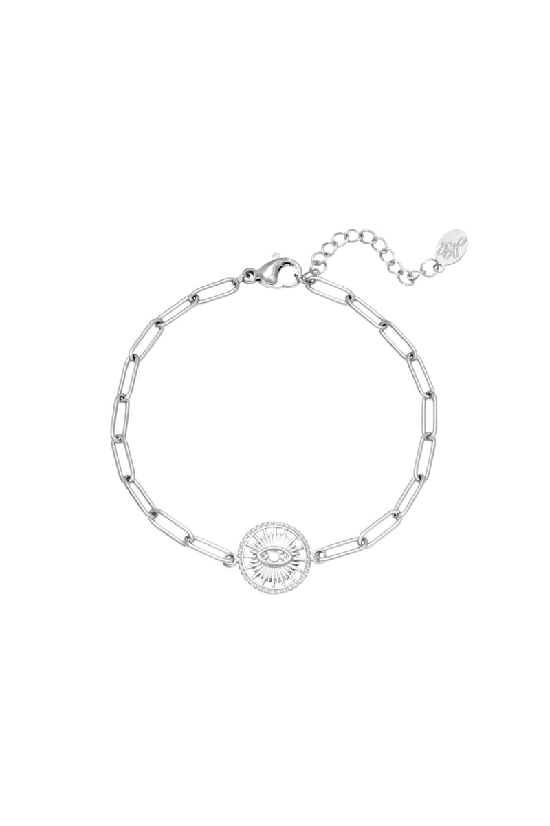 Armband Sundial Zilver Stainless Steel