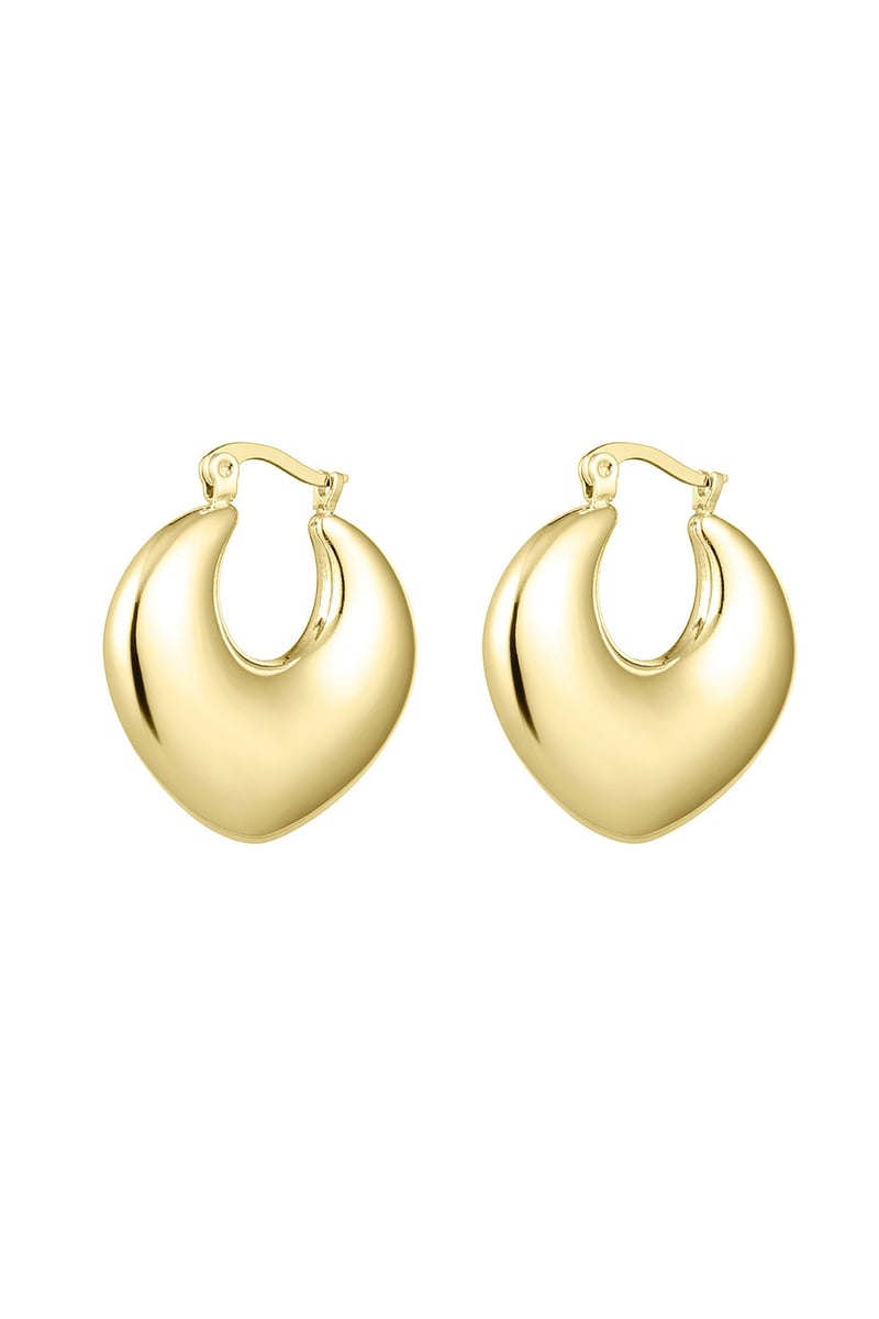 Chucky hoop earrings Goud kleur Stainless Steel