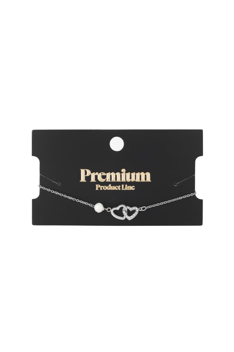 Armband forever hearts - Goud kleur Stainless Steel