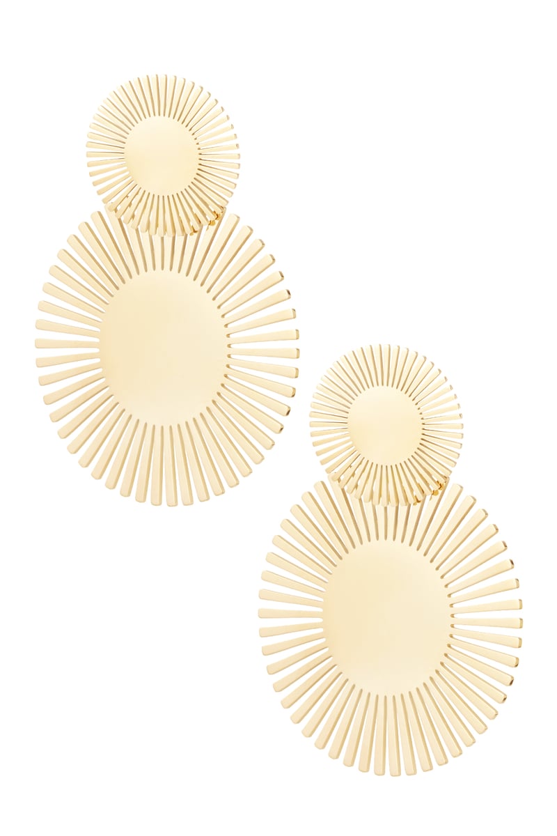 Oorbellen sun & sun - Goud kleur Stainless Steel
