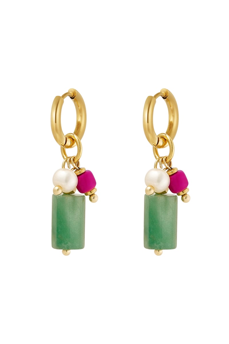 oorbel kleurrijke details