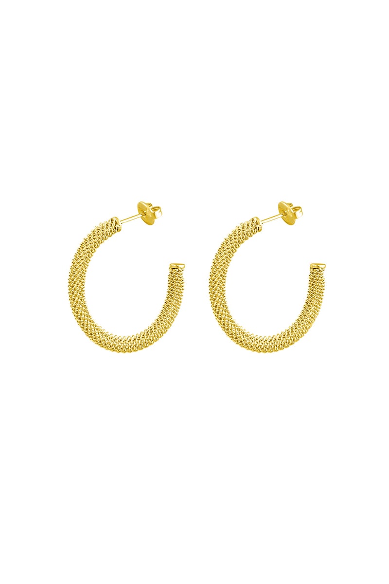 oorbellen drukke print klein