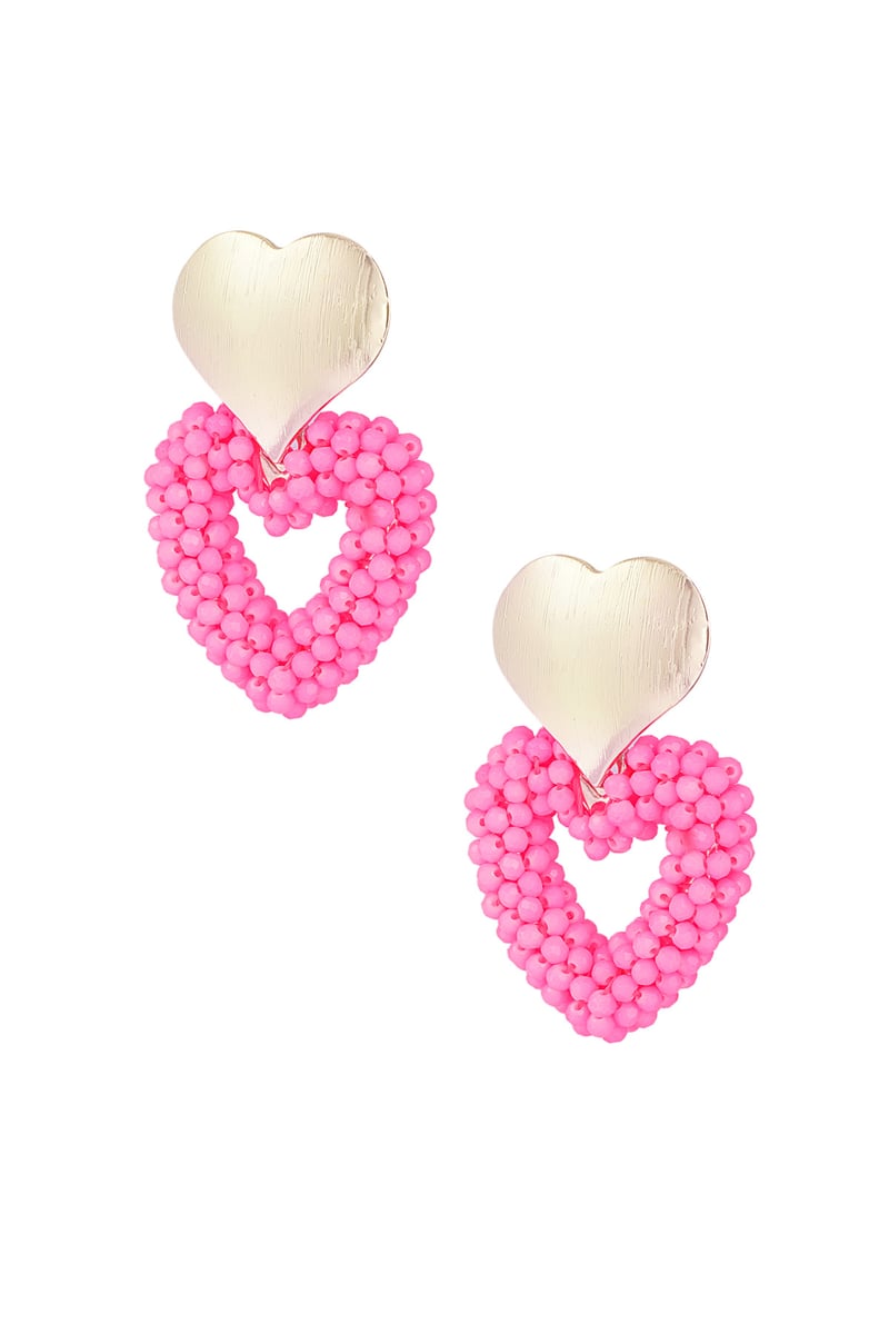 oorbellen sweethearts - roze 