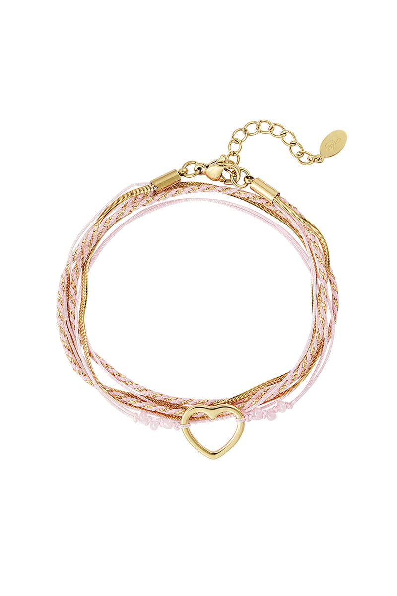 Armband summer flow lover - lichtroze
