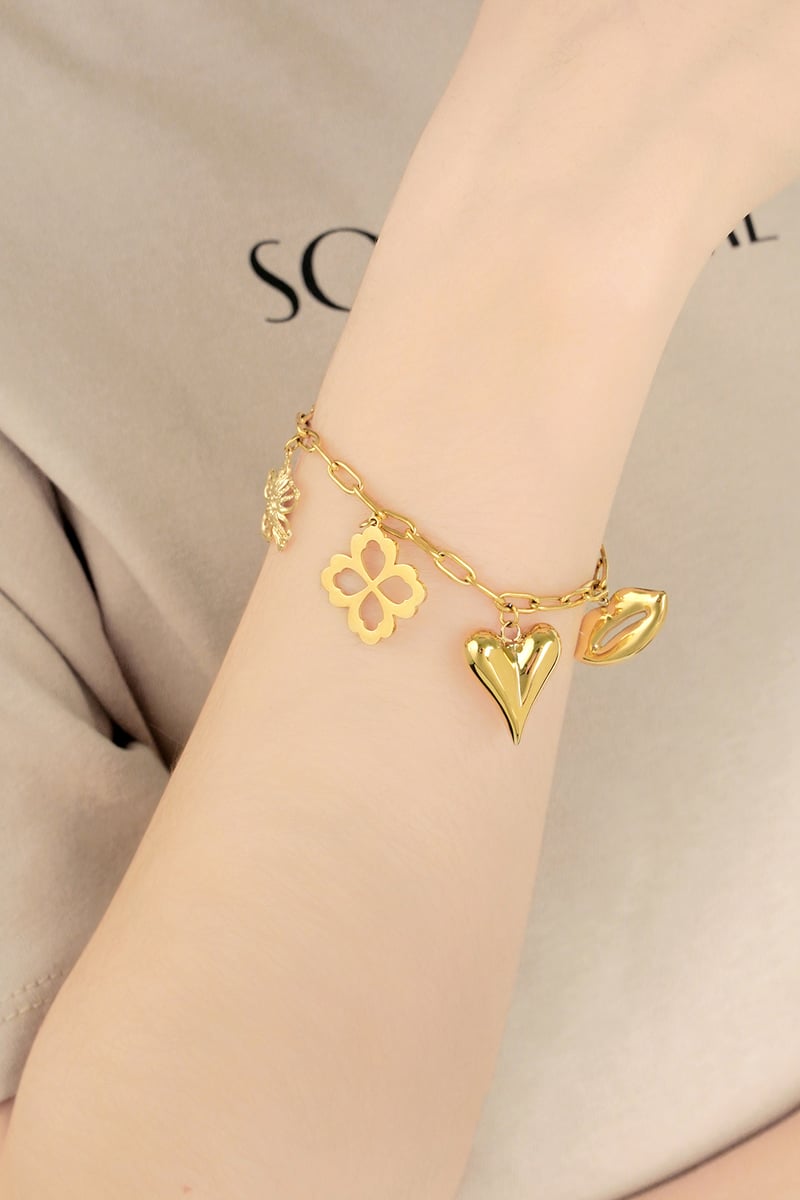 bedelarmband floral lovers