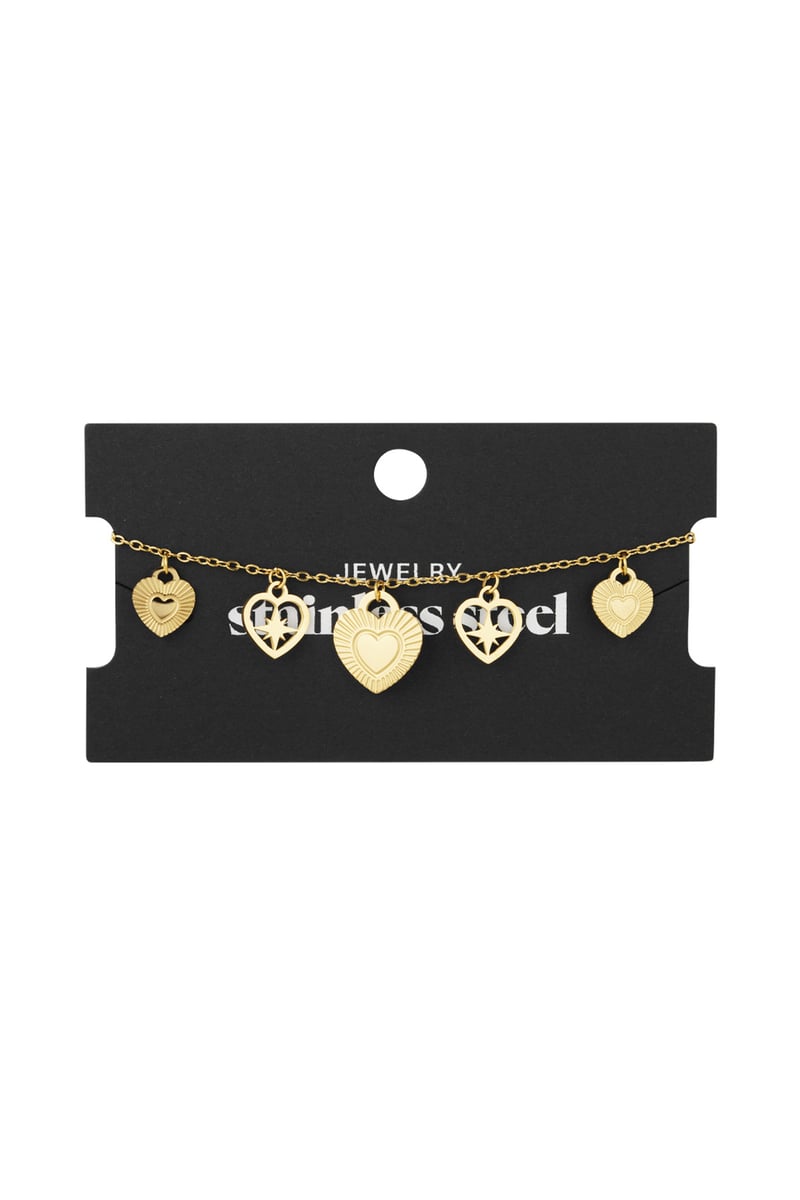 passionate heart charms armband