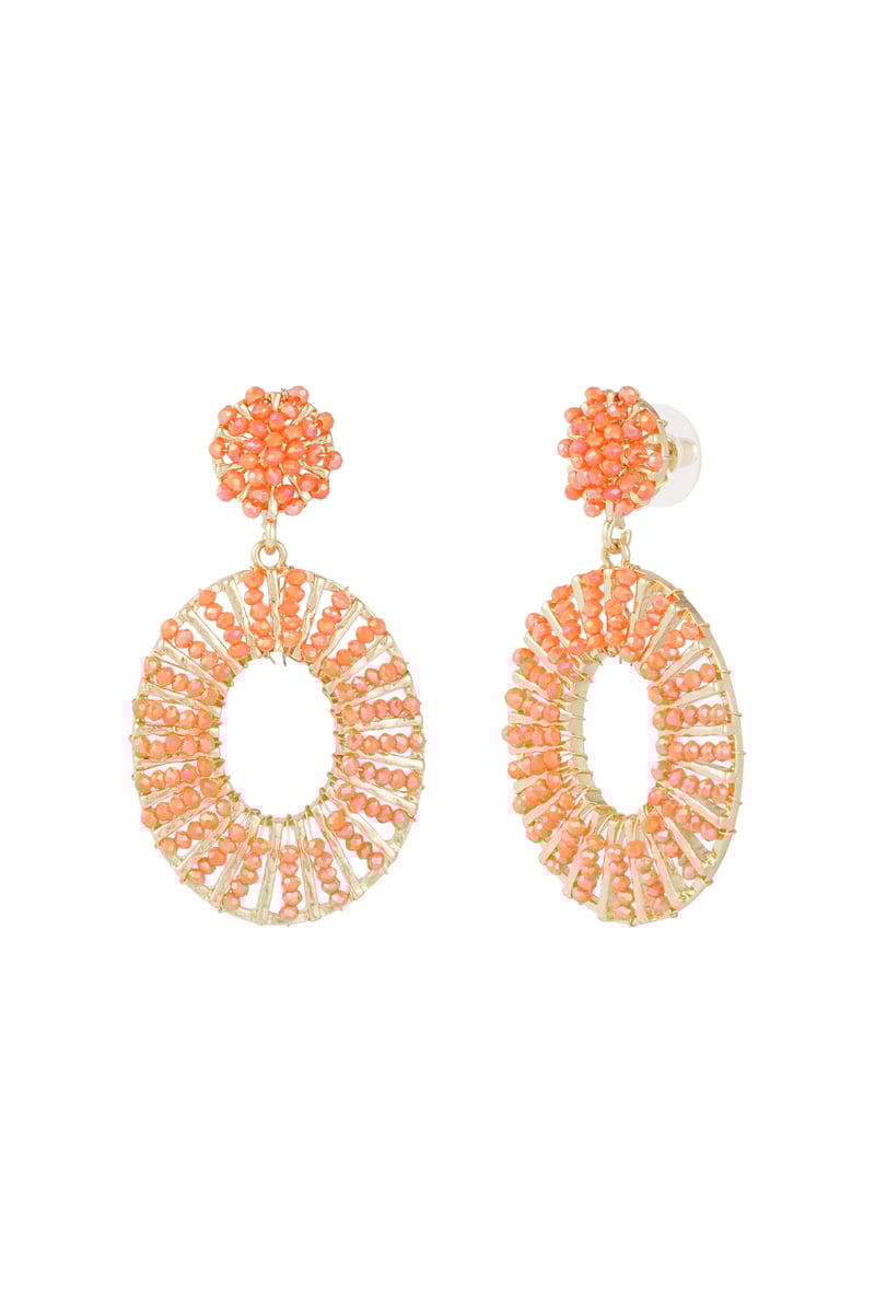 Bead Bliss Oorbellen - beige