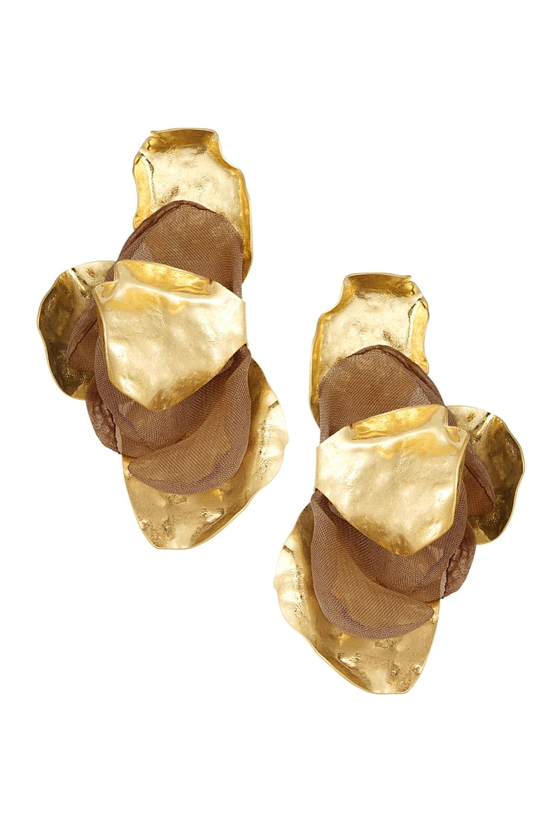 Oorbellen fall statement - bruin