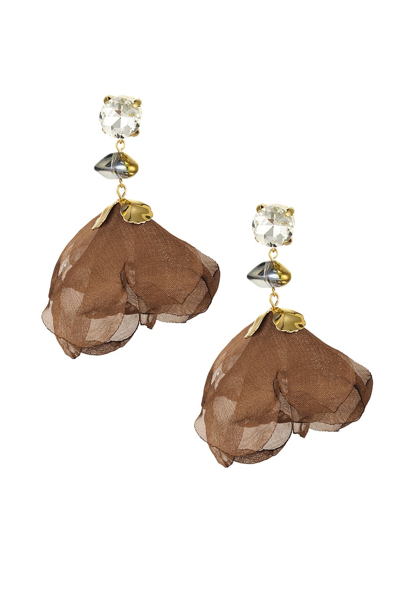 Oorbellen fall rose - groen