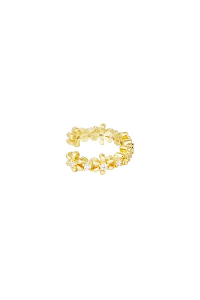 earcuff floral shine