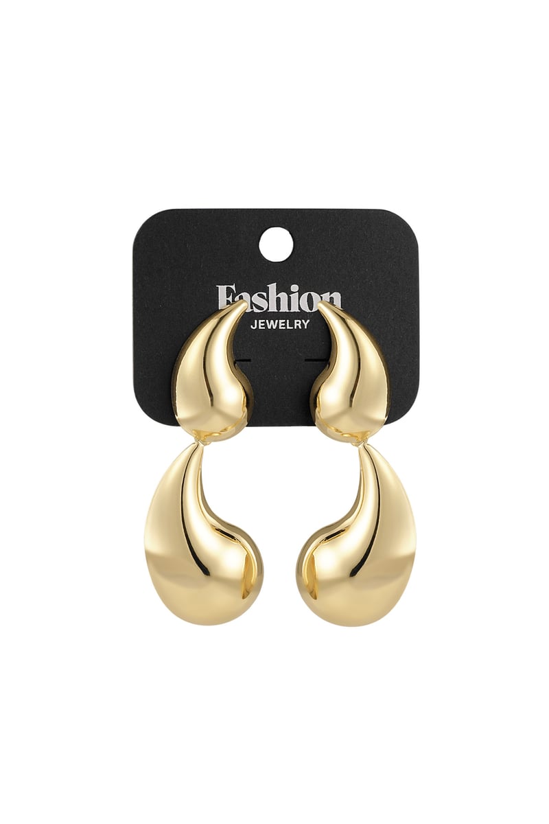 double drop oorbellen