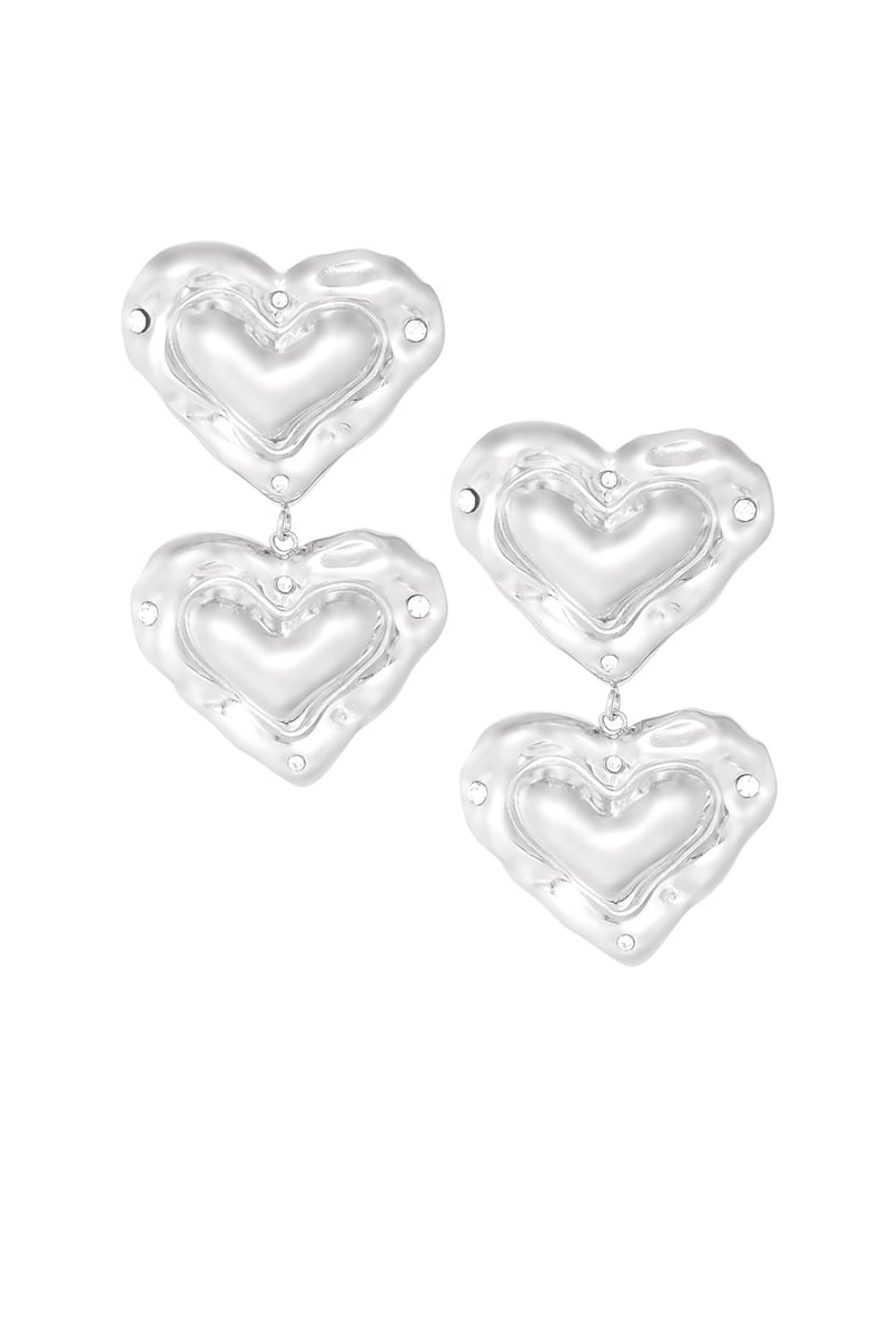bubbly hearts oorbellen