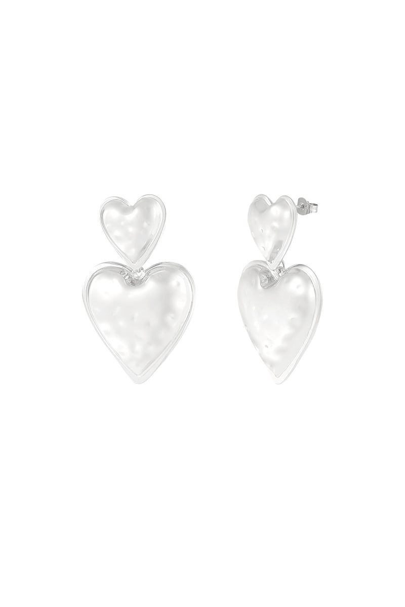 heart duo oorbellen