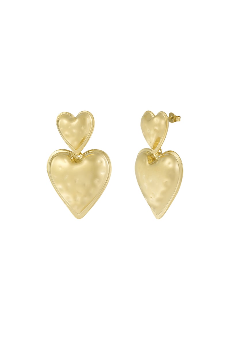 heart duo oorbellen