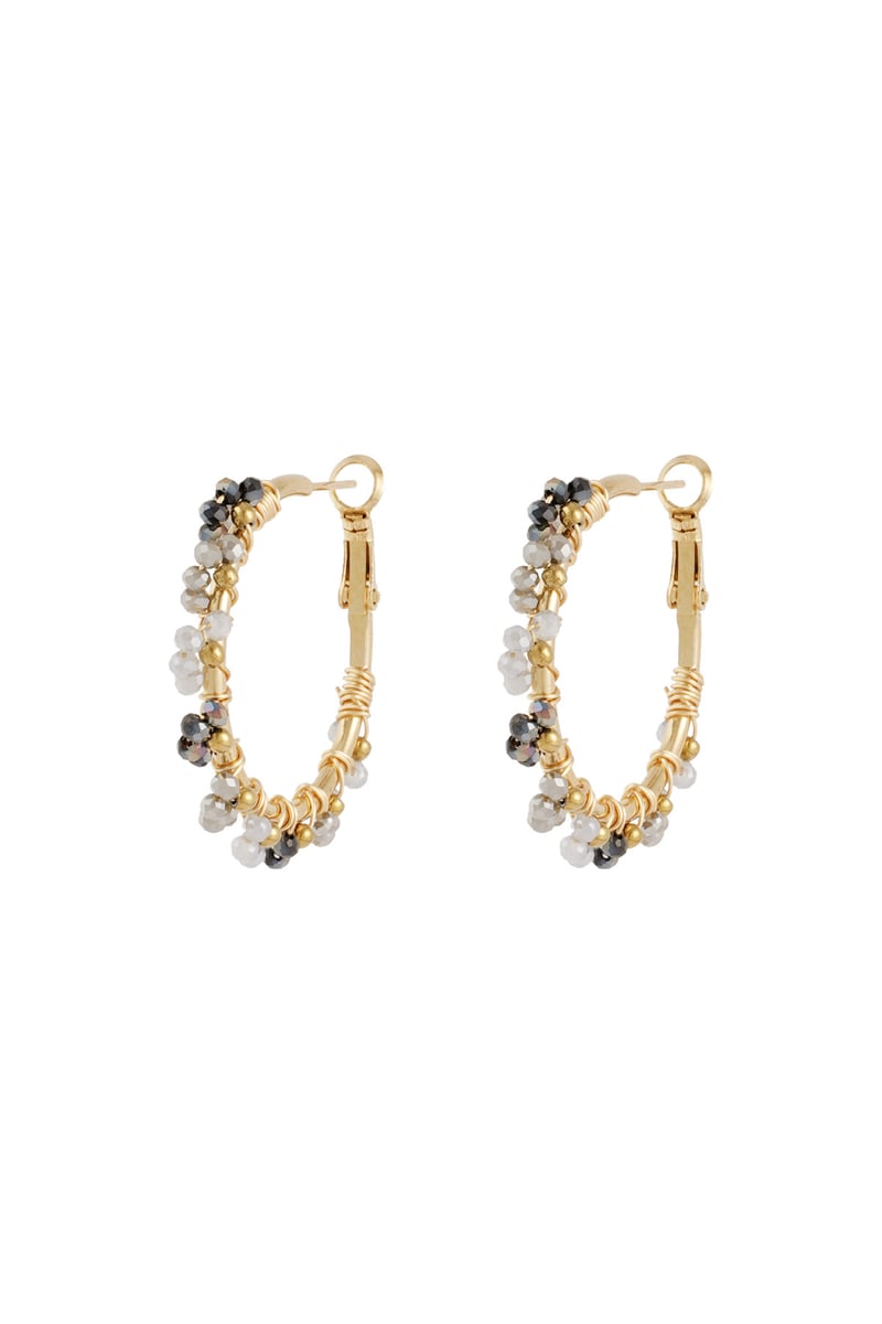 Oorbellen majestic color - beige