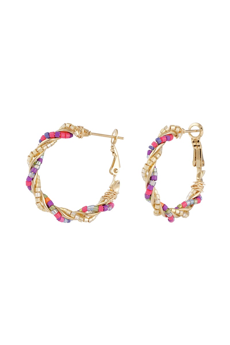 oorbellen mess around - zwart 