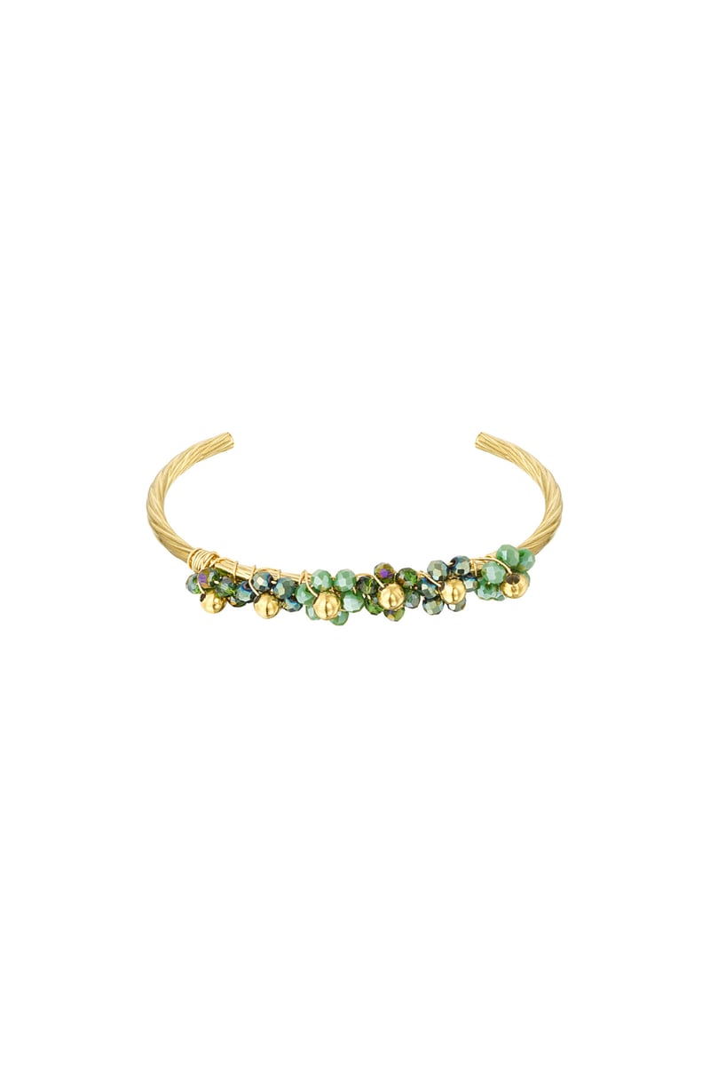 Bloom Bangle armband - groen