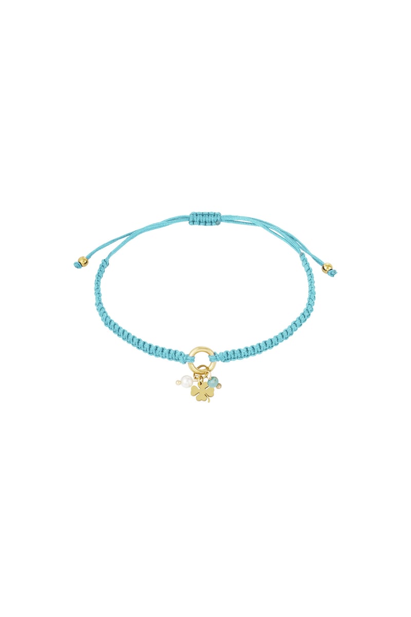Charm party armband - zwart
