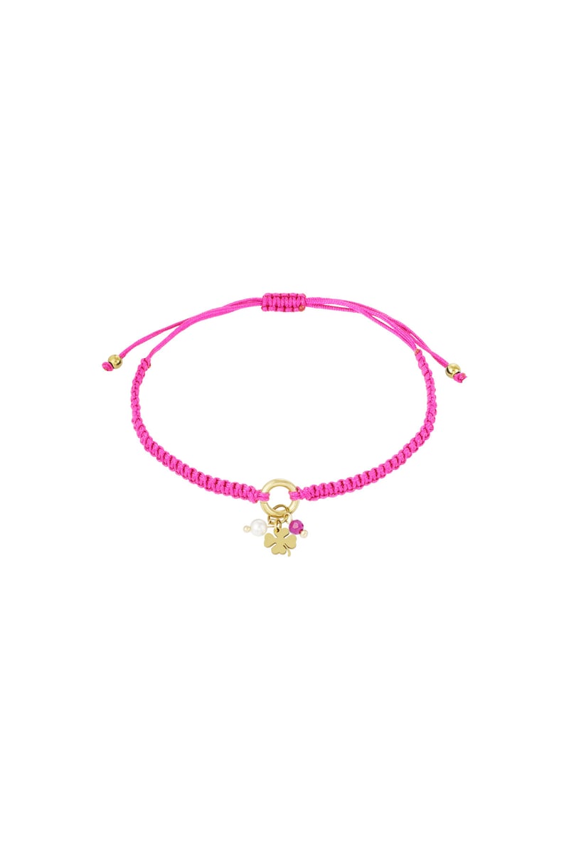 Charm party armband - zwart