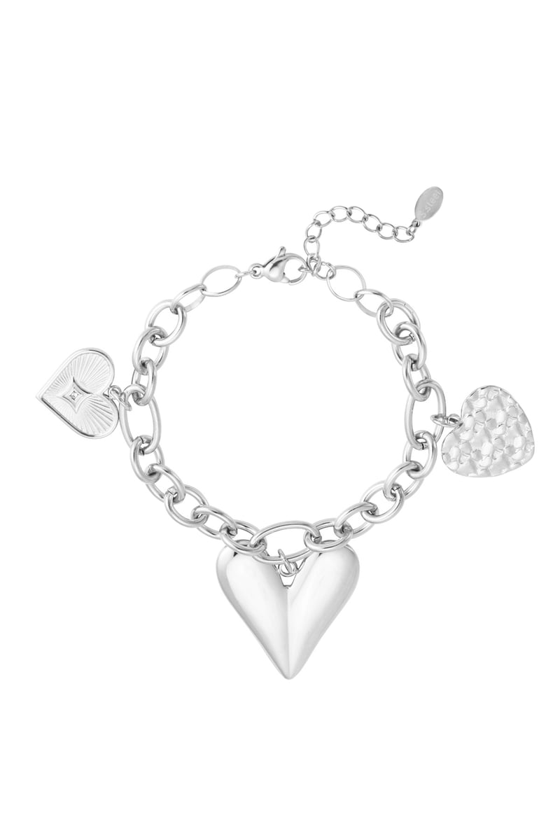 bedelarmband triple heart
