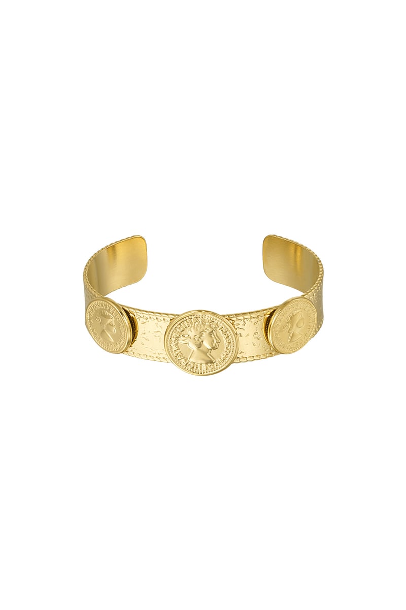 statement coin armband