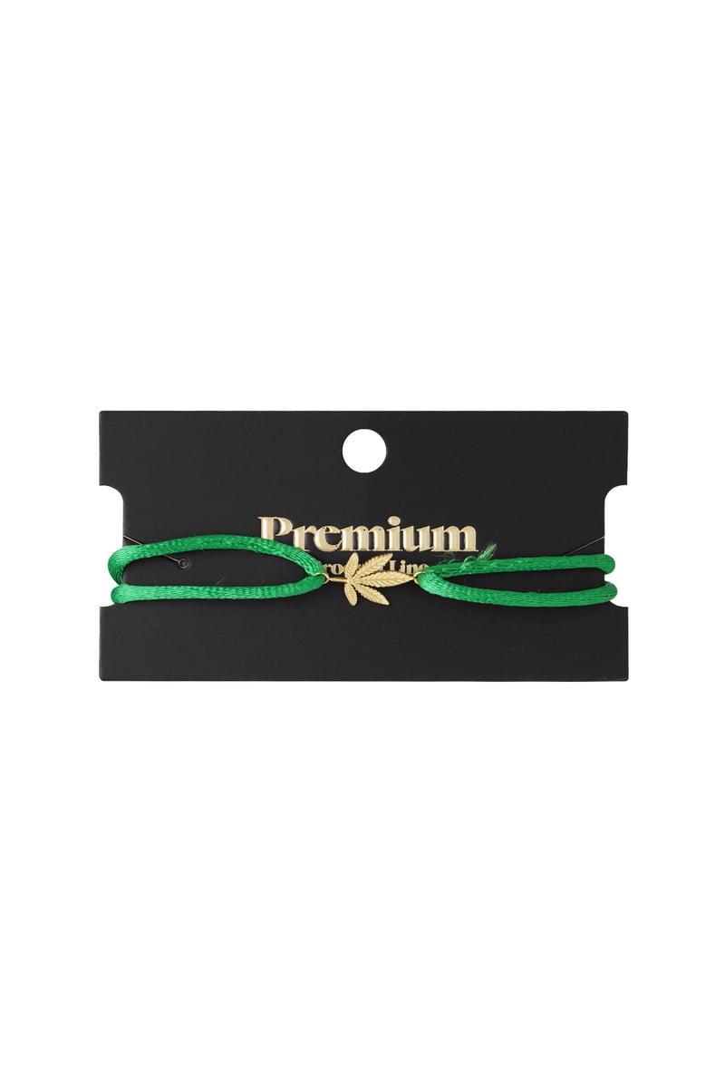 canal bliss satijnen armband - groen 