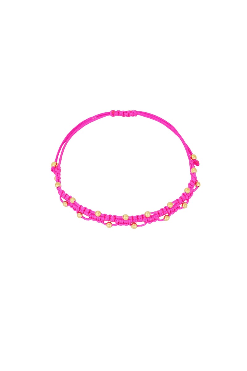 Tiny dots armband - Fuchsia