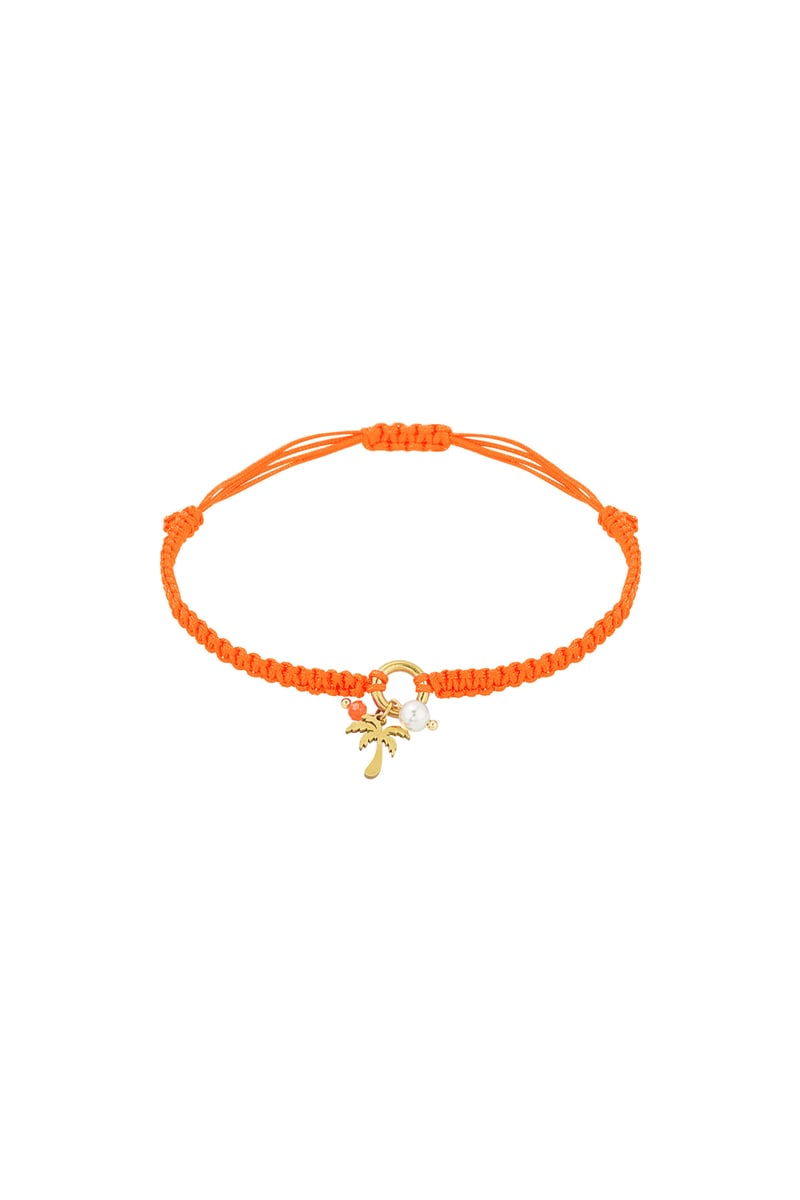palm paradise armband - oranje en 
