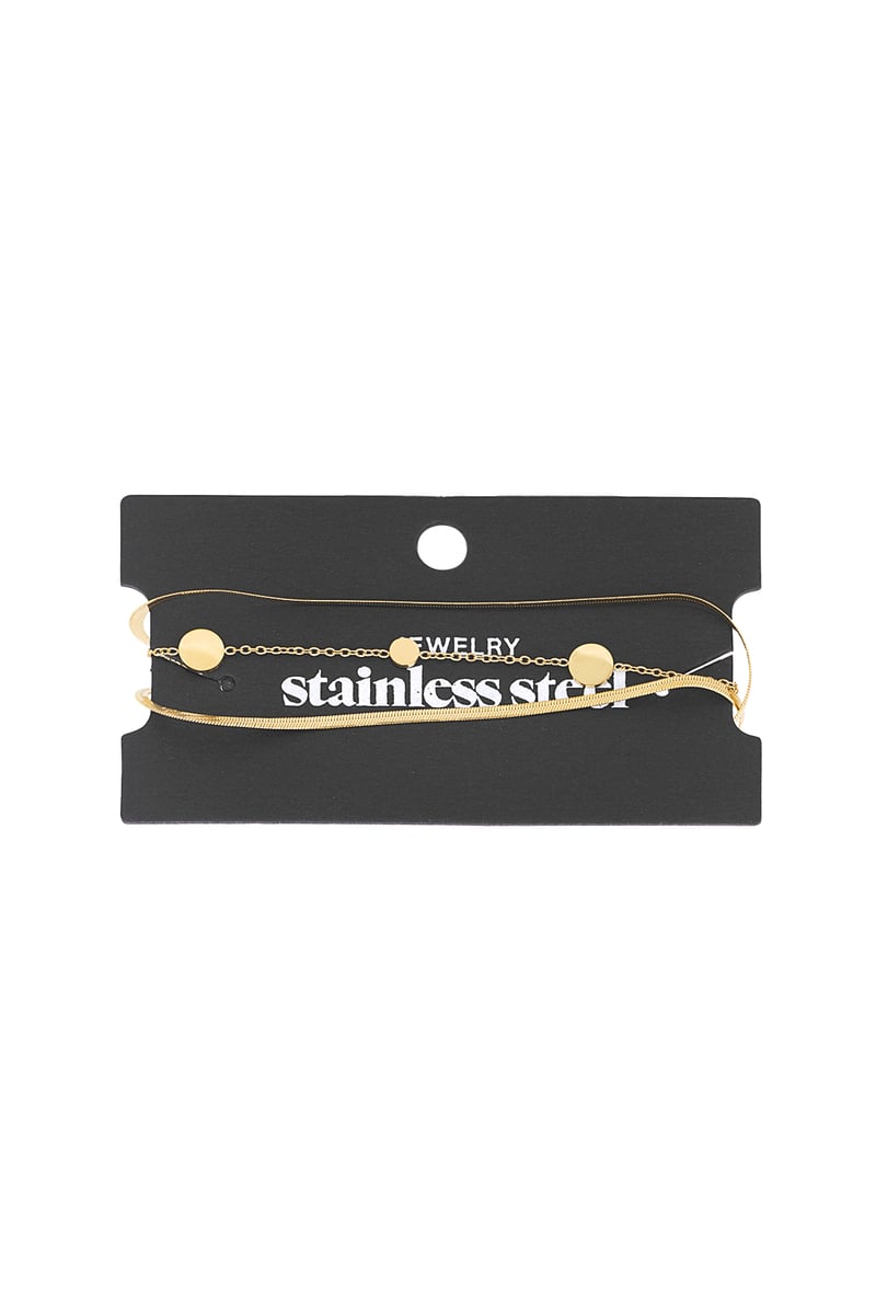 dubbele coin armband