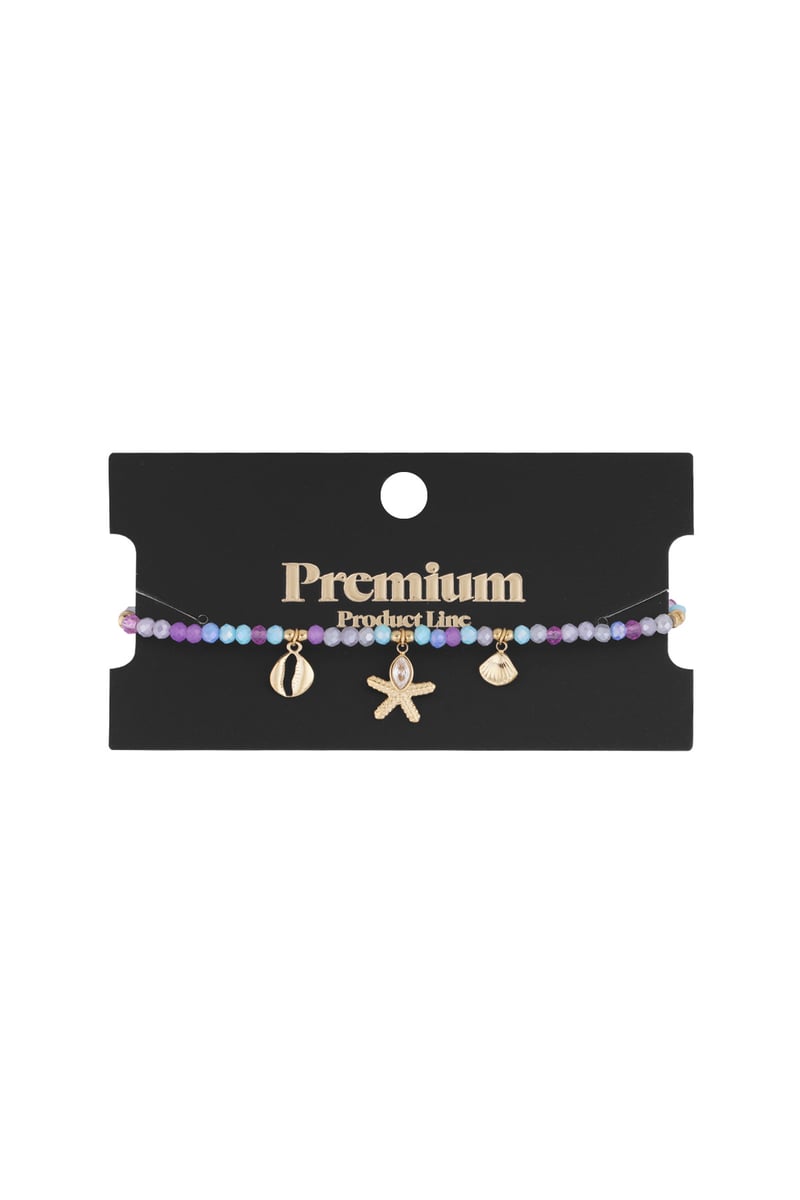 Beach Day Bracelet - Blue Gold