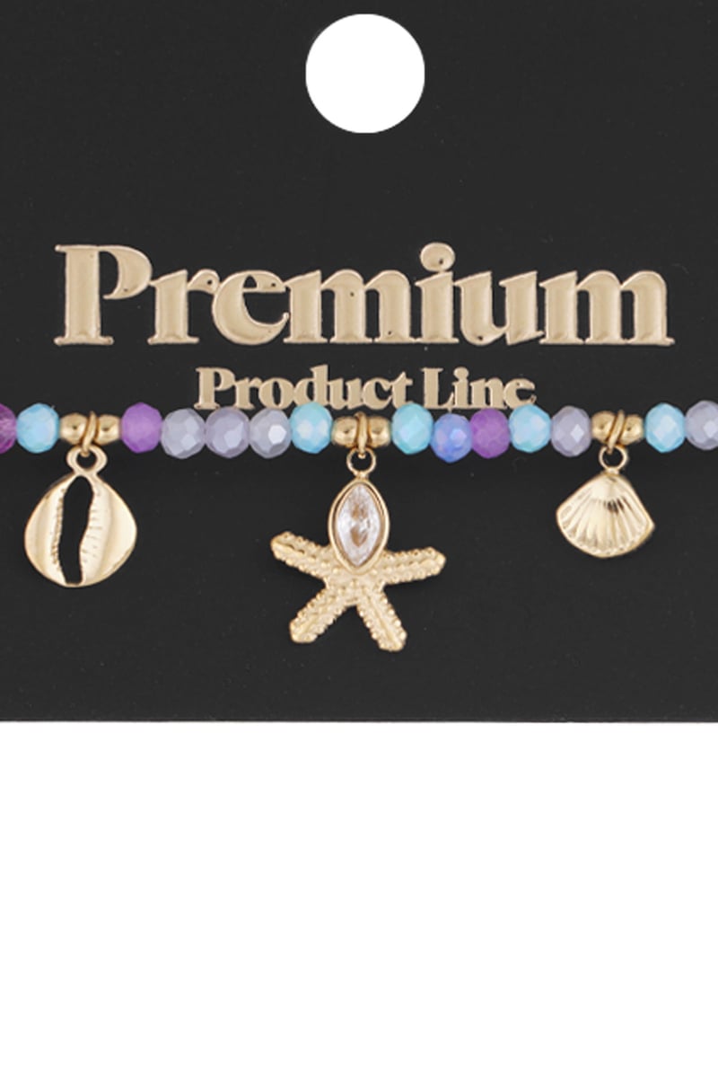 Beach Day Bracelet - Blue Gold