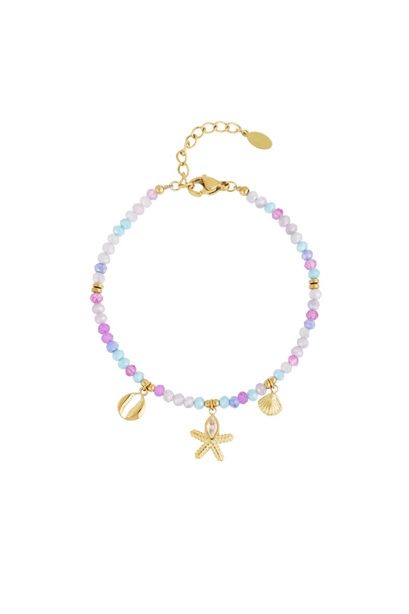 Beach Day Bracelet - Blue Gold