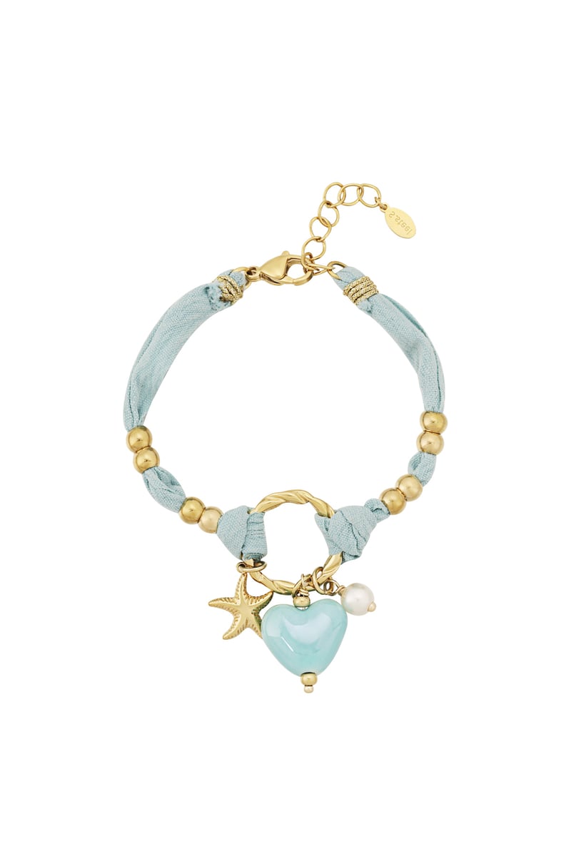 Flower Armband - Licht Blauw