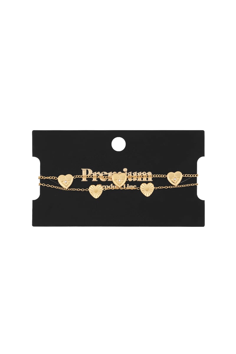 All the love armband - goudkleur