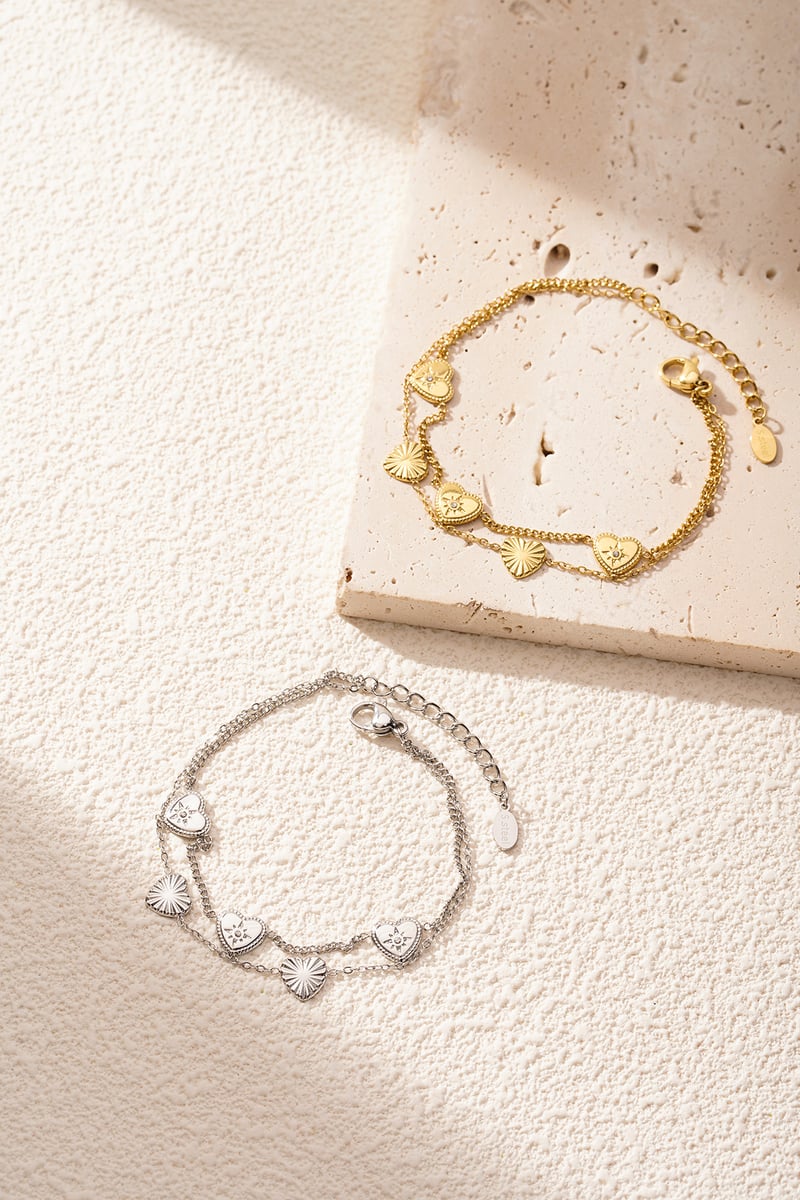 All the love armband - goudkleur