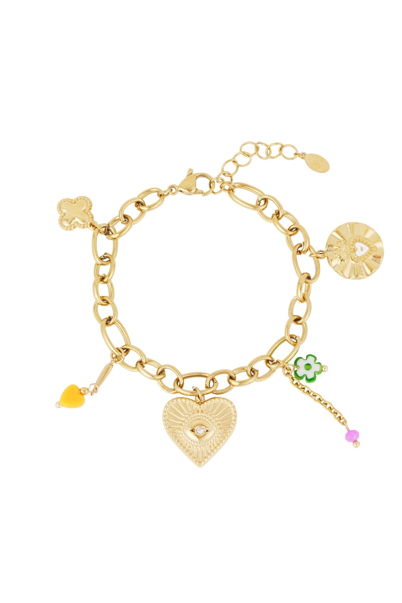 Bracelet Happy - Gold kleur