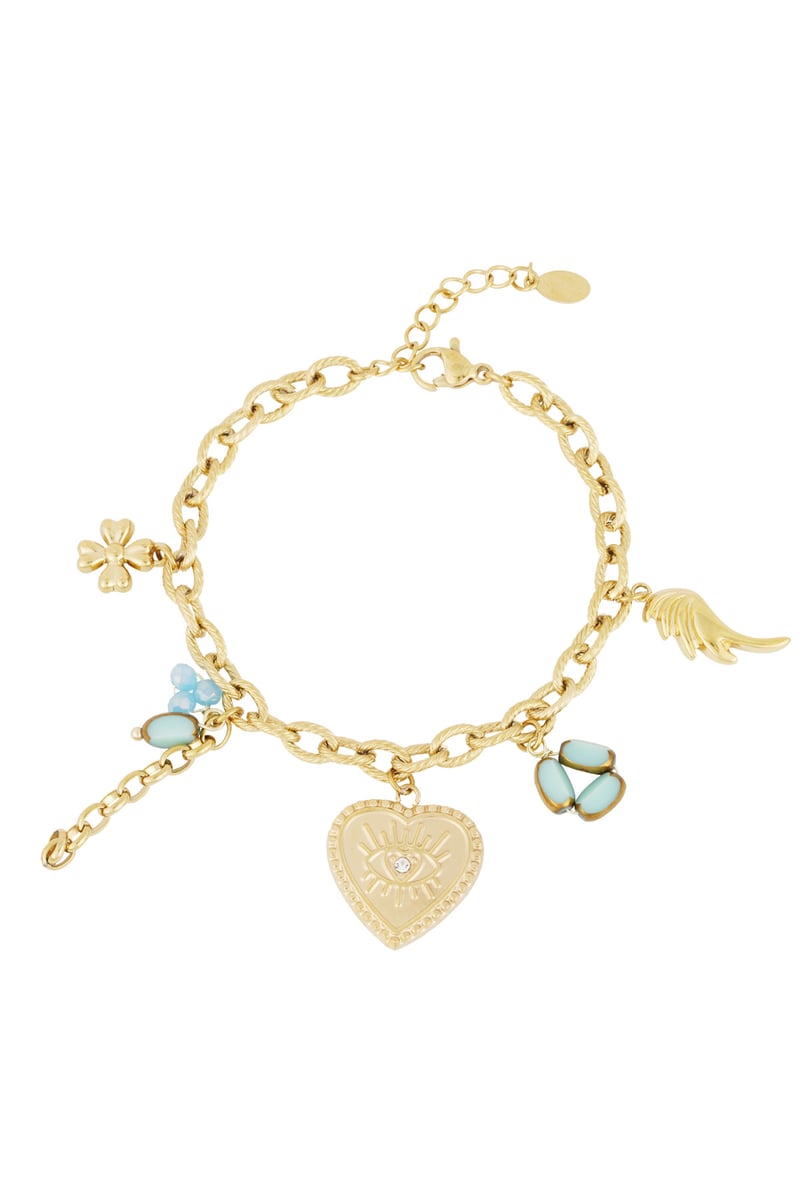 Charms Bracelet - Gold kleur