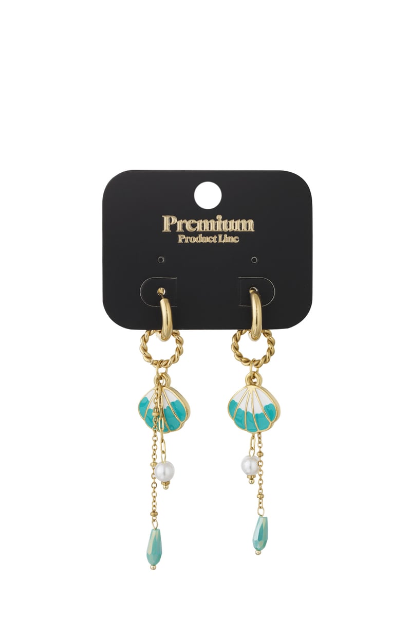 grote schelp oorbellen