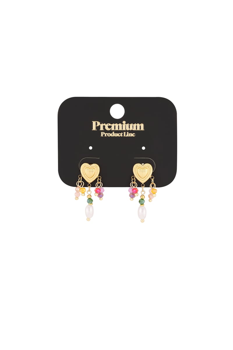 love rain earrings