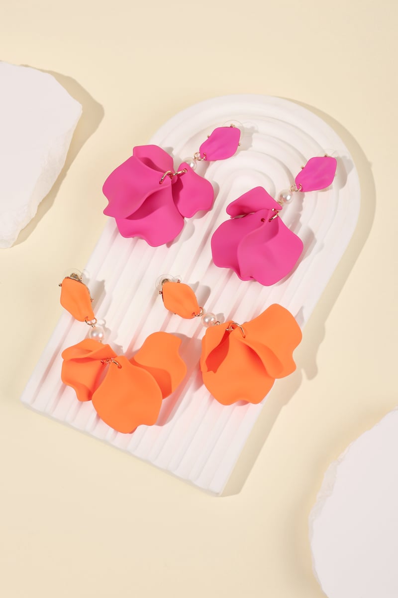 Fuchsia Haze Oorbellen - Fuchsia