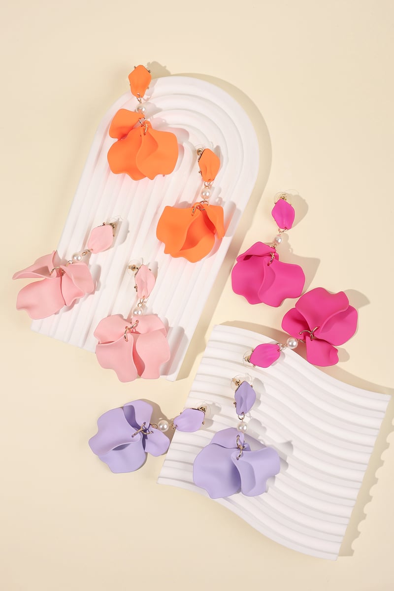 Fuchsia Haze Oorbellen - Fuchsia