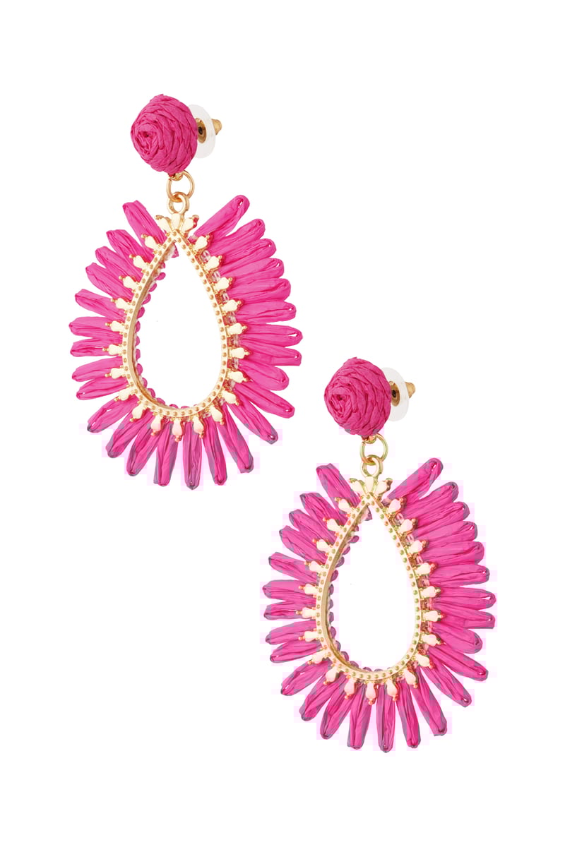 Lente Vibes Oorbellen - Gebroken Wit