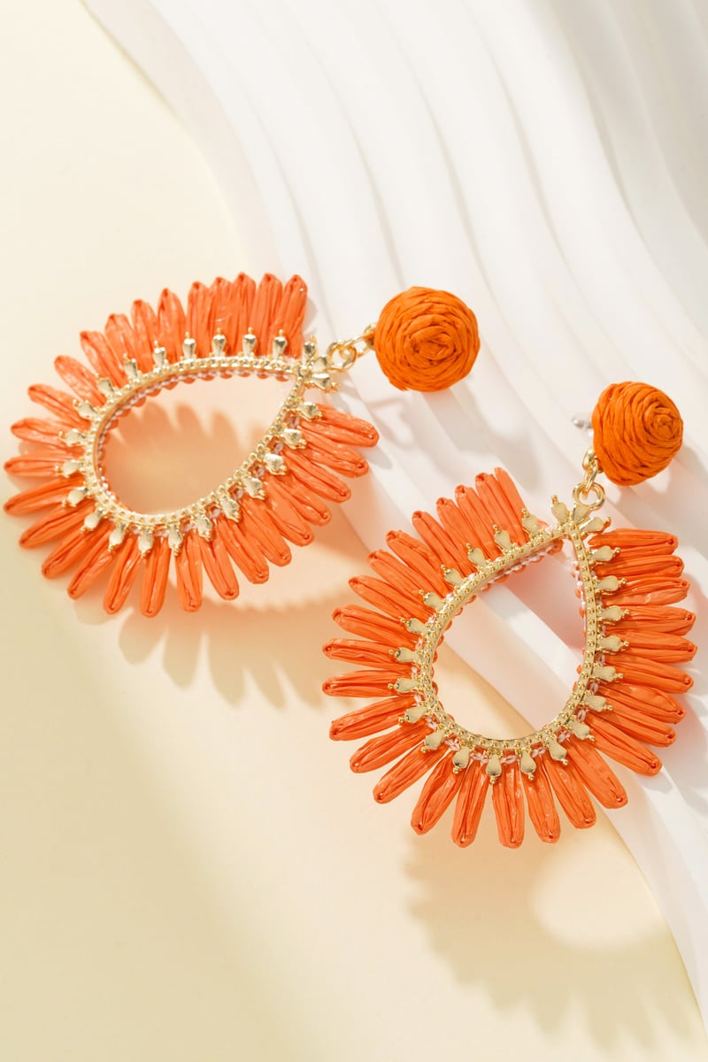 Lente Vibes Oorbellen - Gebroken Wit