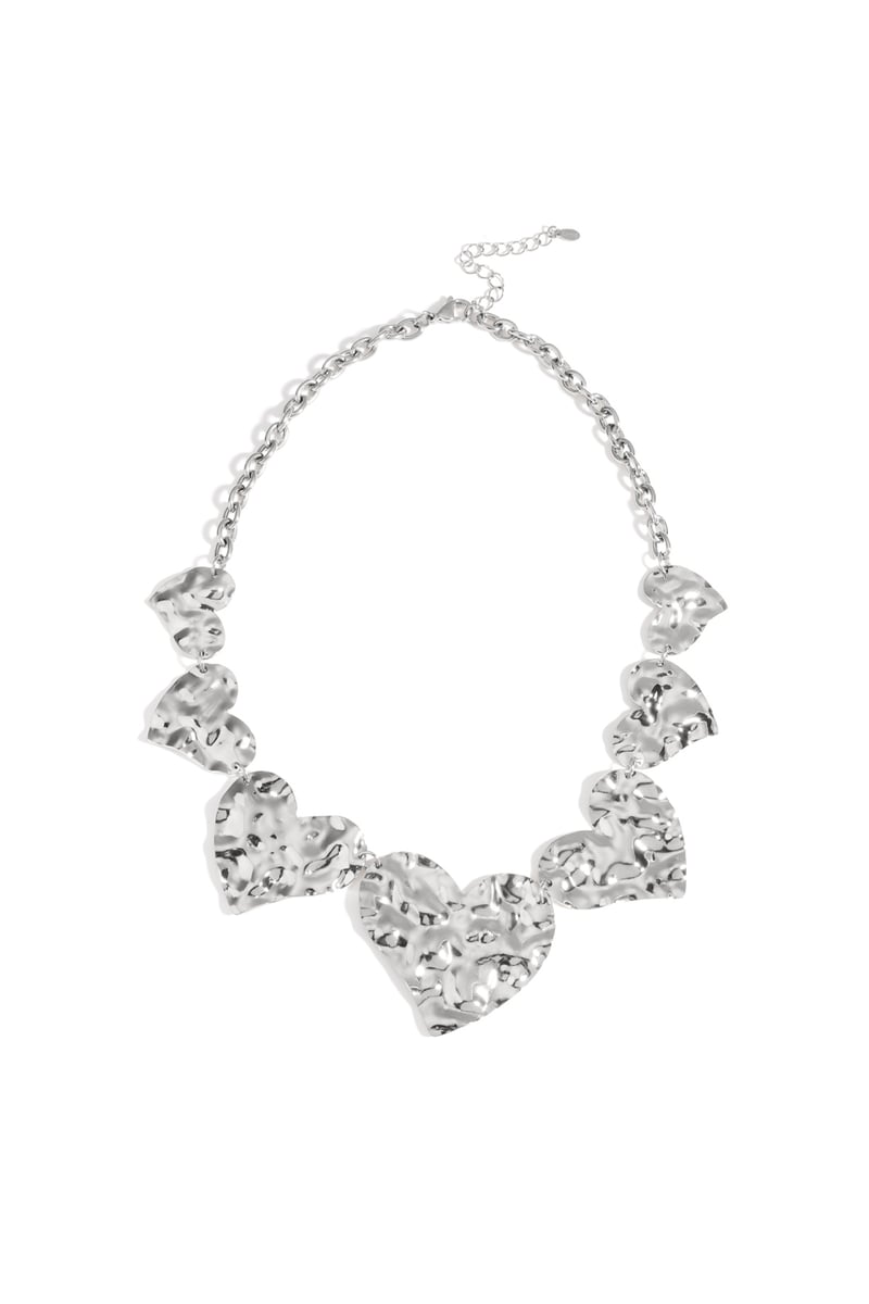 Roestvrijstalen kettingen met hart, casual, eenvoudige serie, damessieraden