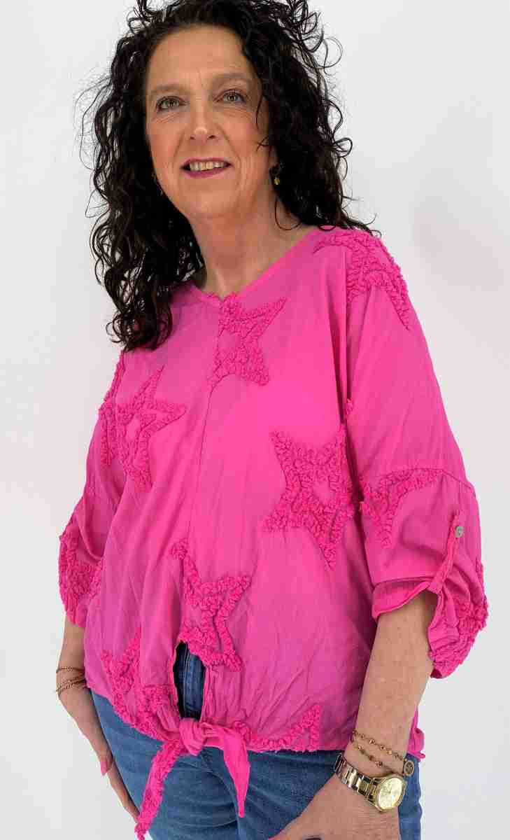 knoop V hals shirt